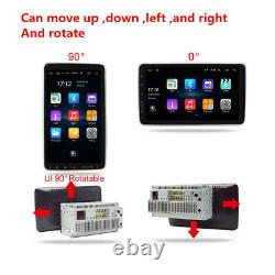 10.1 2 Din Android 9.1 Car Stereo Radio Rotatable Touch Screen GPS WiFi Player