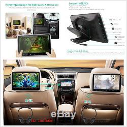 10.1 Car Headrest Monitor DVD Player Kit With USB/SD/HDMI Port & Remote Control