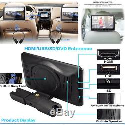 10.1 HD Headrest DVD Player Car Multimedia Back Seat Entertainment Monitor Kit