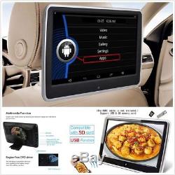 10.1 TFT LCD HD Touch Screen Car Headrest Monitor DVD Player HDMI USB SD IR FM