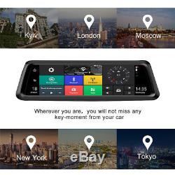 10 1080P Android GPS Navigation Car DVR Camera Recorder ADAS 4G WiFi BT Freemap