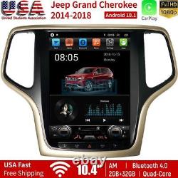 10.4 Car Navigation GPS Radio Stereo 2+32G For Jeep Grand Cherokee 2014-2020