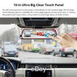 10 Bluetooth WiFi 4G ADAS GPS Navi FHD Car DVR Camera Rear View Parking Monitor