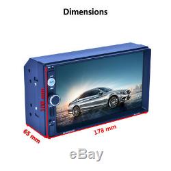 1080P 7 2 Din Car GPS Navigation Bluetooth MP5 AM/FM/RDS Radio Player With Map