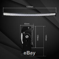 10D 52Inch 3808W Curved Led Light Bar Combo S&F Offroad Truck SUV VS 50/54 52'