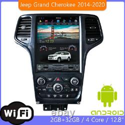 12.1 For Jeep Grand Cherokee 2014-2020 Car Radio Player Stereo GPS Navig 2+32G