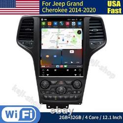 12.1 For Jeep Grand Cherokee Car GPS Stereo Touch Screen Player Radio 2014-2020