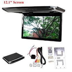 12.1inch Overhead Roof Monitor Car Vehicle Video DVD Player with Remote Control
