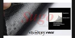 120x 5FT Premium 4D Glossy Black Carbon Fiber Vinyl Wrap Film BUBBLE FREE