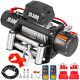 15500Ibs Electric Winch 12V 93.5FT Steel Rope 4WD ATV UTV Winch Towing Truck