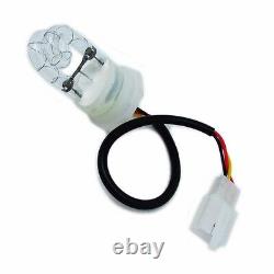 160W 8 LED HID Bulbs White Hide-a-way Emergency Warning Strobe Light System Kit