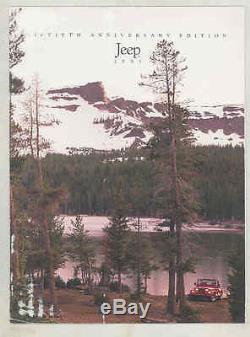 1991 Jeep Comanche Grand Wagoneer Cherokee Wrangler Brochure mx7094