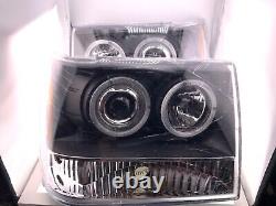 1993-1996 Jeep Grand Cherokee Dual Halo Projector Headlights New Unused No Box