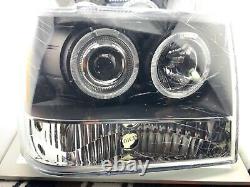 1993-1996 Jeep Grand Cherokee Dual Halo Projector Headlights New Unused No Box