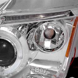 1999-2004 Jeep Grand Cherokee LED Halo Projector Headlights Pair
