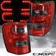 1999-2004 Jeep Grand Cherokee LED tail lights L. E. D Red & Smoked LENS PAIR
