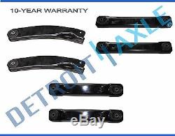 1999-2004 Jeep Grand Cherokee New 6pc Rear Front Upper Lower Control Arm Set