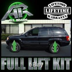 1999-2004 Jeep WJ Grand Cherokee 3 Front Rear Complete Lift Kit