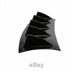 1x Carbon Fiber Color Rear Body Bumper Diffuser Shark Fin Kit Spoiler Universal