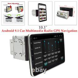 2 Din 10.1Android 9.1 Car Multimedia Radio GPS Navigation 360° Rotation Screen