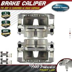 2 Front Brake Caliper withBracket for Jeep Grand Cherokee WK 05-10 Commander 06-10