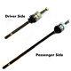 2 New CV Axles Front Left & Right Fit Jeep Grand Cherokee Can Repl. U Joint too