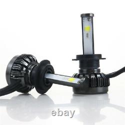 2 Pcs H7 RGB Color Changing LED Headlight Kit Phone APP Controller Light for Car