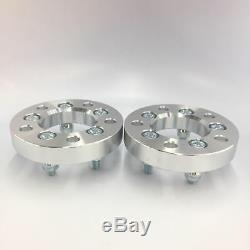 (2) Wheel Spacers Adapters 5X114.3 5X4.5 1/2-UNF STUDS 25MM 1 INCH
