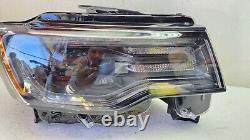 2 broken tabs 2017 2021 JEEP GRAND CHEROKEE RIGHT XENON HEADLIGHT OEM AY29348