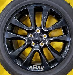 20 Jeep Grand Cherokee Black OEM Factory Wheels Rims Bridgestone Tires 2017