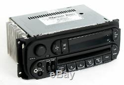 2002-05 Chrysler Dodge RBK Radio AM FM CD Player Upgraded w Aux Input Slider Ver