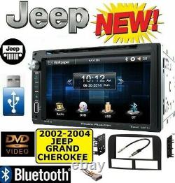 2002-2004 Jeep Grand Cherokee Cd/dvd Bluetooth Usb Aux Car Radio Stereo Pkg