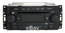 2004-10 Chrysler Dodge Jeep REF Radio AM FM CD Upgraded w Aux Input P05091710AE