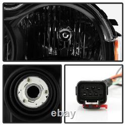 2005-2006 Jeep Grand Cherokee Blk Smoke Headlights Head Lamps+Tail Brake Lights