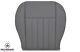 2005-2007 Jeep Grand Cherokee Laredo -Driver Side Bottom Leather Seat Cover Gray