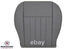 2005-2007 Jeep Grand Cherokee Laredo -Driver Side Bottom Leather Seat Cover Gray