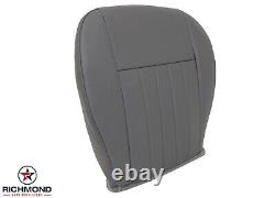 2005-2007 Jeep Grand Cherokee Laredo -Driver Side Bottom Leather Seat Cover Gray