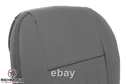 2005-2007 Jeep Grand Cherokee Laredo -Driver Side Bottom Leather Seat Cover Gray