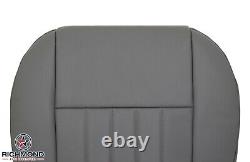 2005-2007 Jeep Grand Cherokee Laredo -Driver Side Bottom Leather Seat Cover Gray