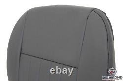 2005-2007 Jeep Grand Cherokee Laredo -Driver Side Bottom Leather Seat Cover Gray