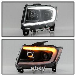 2011-2013 Jeep Grand Cherokee HID Type LED Tube Switchback Projector Headlights