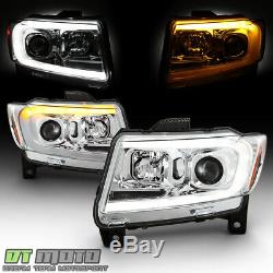 2011-2013 Jeep Grand Cherokee LED Switchback Sequential DRL Projector Headlights