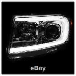 2011-2013 Jeep Grand Cherokee LED Switchback Sequential DRL Projector Headlights