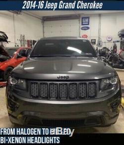 2014 2015 2016 2017 2018 2019 Jeep Grand Cherokee Harness Halogen To HID LED