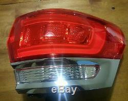 2014-2016 JEEP GRAND CHEROKEE OEM CHROME TAIL LIGHTS. PACKAGE DEAL U. S Version