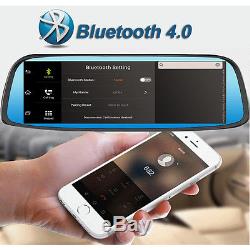 2017 Newest 8'' 4G FHD Touch Screen Car DVR Bluetooth WIFI GPS Driving Recorder