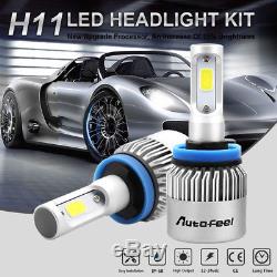 2018 Cree LED Headlight Kit H8 H9 H11 488W 48800LM 6000K Bulbs Pair HID White