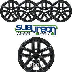 2021-2023 Jeep Grand Cherokee Laredo # 8021-GB 18 GLOSS BLACK WHEEL SKINS SET/4