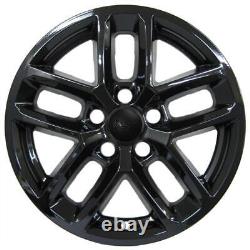 2021-2023 Jeep Grand Cherokee Laredo # 8021-GB 18 GLOSS BLACK WHEEL SKINS SET/4