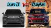 2024 Jeep Grand Cherokee Vs 2024 Leuxs Tx Compared Cherokee Or Tx Suv Battles